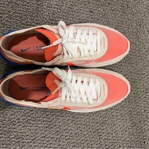 Nike Orange and Blue Sneakers